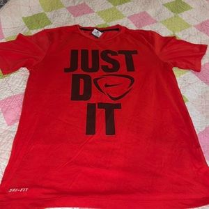 Red Nike DriFit Shirt
